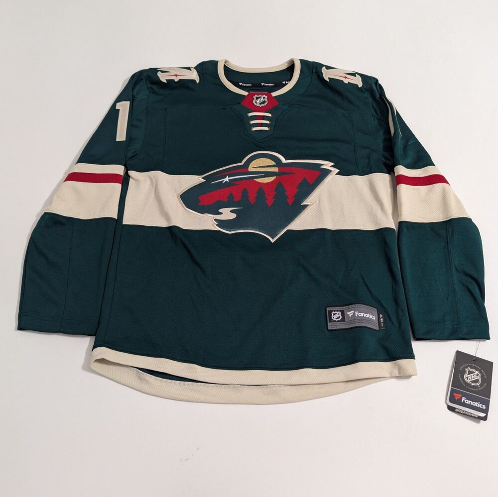 Zach Parise - Minnesota Wild - 2017-21 Fanatics Breakaway Home Jersey Size XS